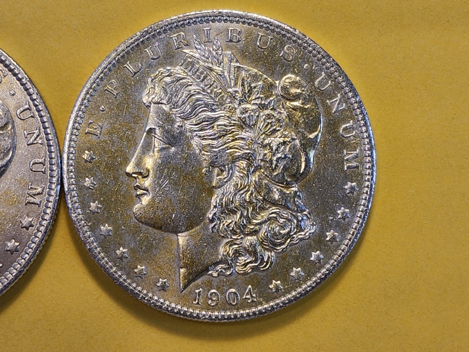 Two Brilliant About Uncirculated Plus Morgan Silver Dollars - 3