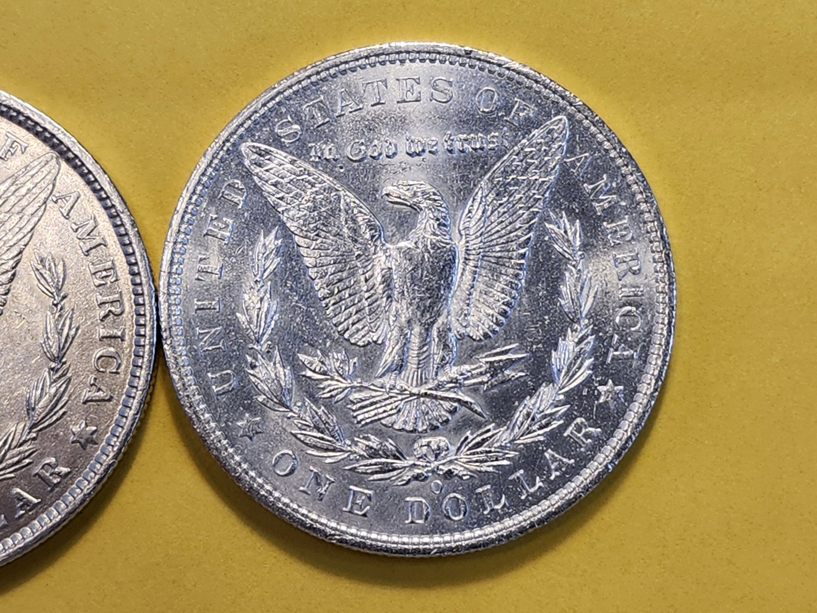 Two Brilliant About Uncirculated Plus Morgan Silver Dollars - 5