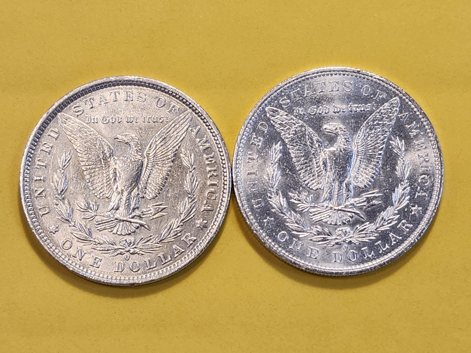 Two Brilliant About Uncirculated Plus Morgan Silver Dollars - 6