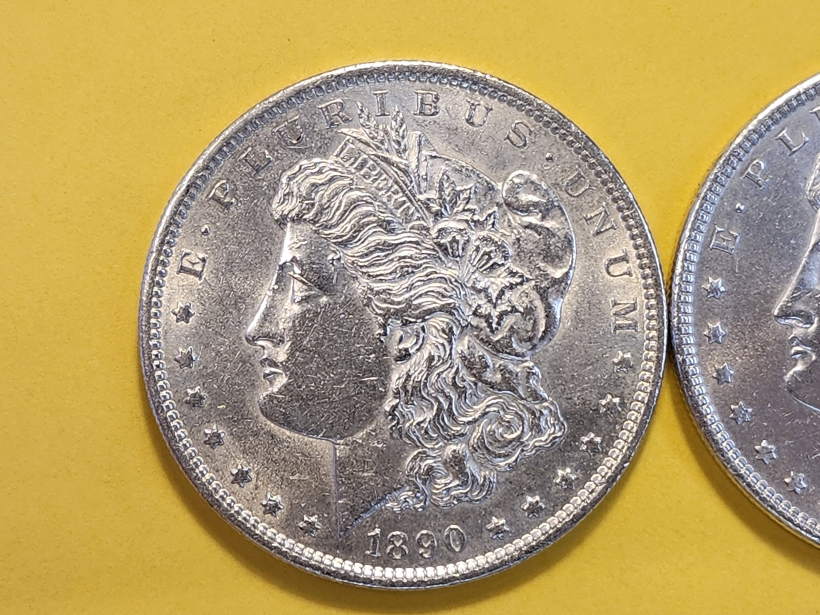 Two Brilliant About Uncirculated Plus Morgan Silver Dollars - 2