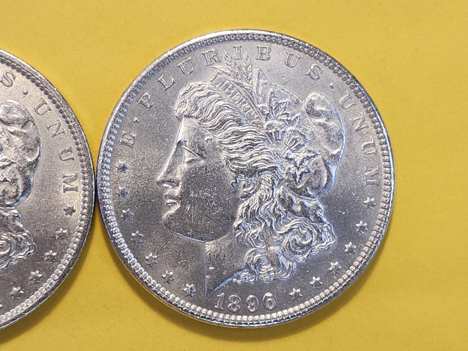 Two Brilliant About Uncirculated Plus Morgan Silver Dollars - 3