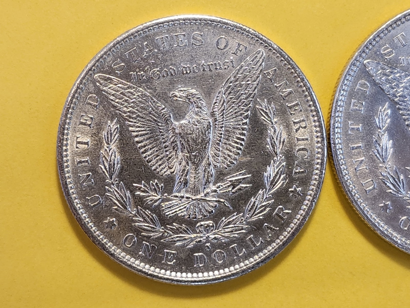 Two Brilliant About Uncirculated Plus Morgan Silver Dollars - 4