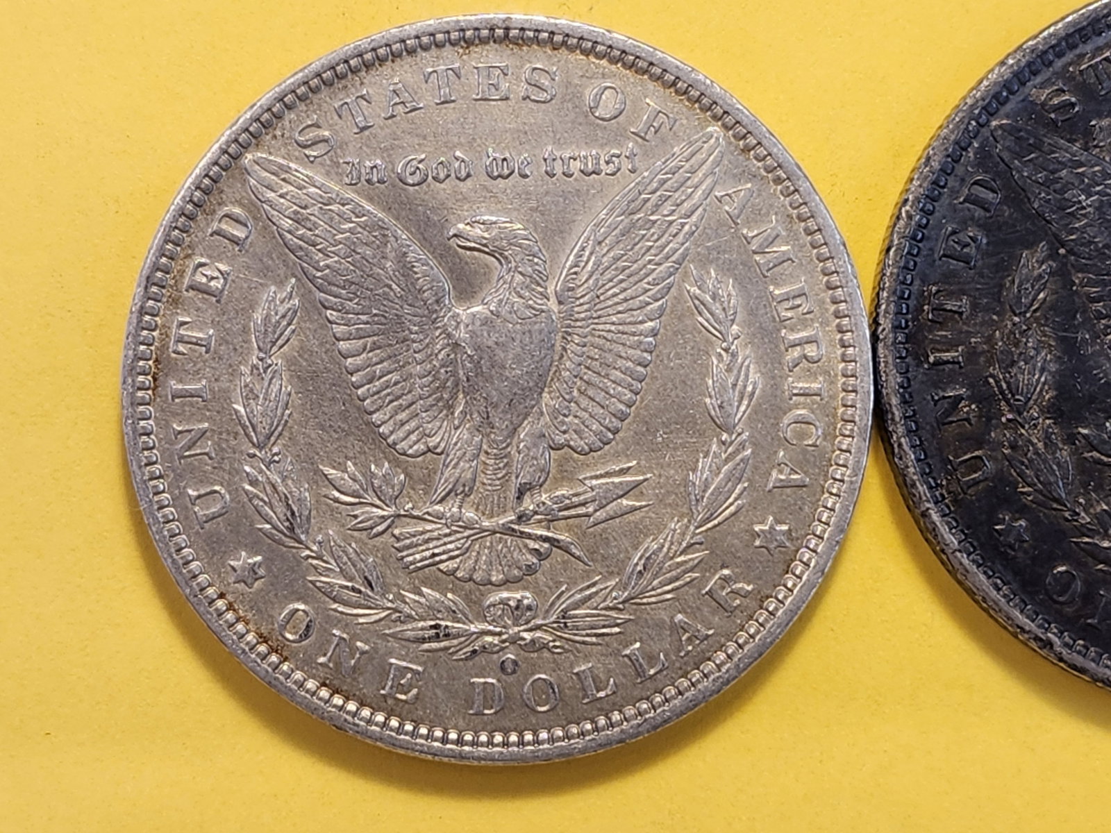 Two About Uncirculated Morgan Silver Dollars - 4