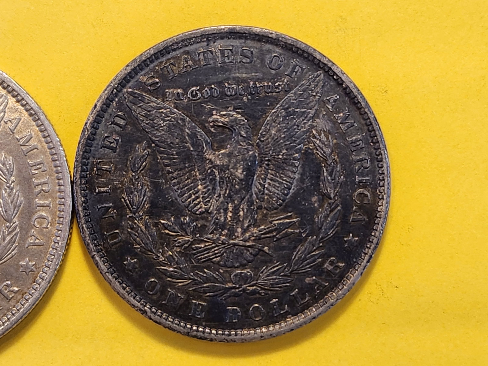 Two About Uncirculated Morgan Silver Dollars - 5