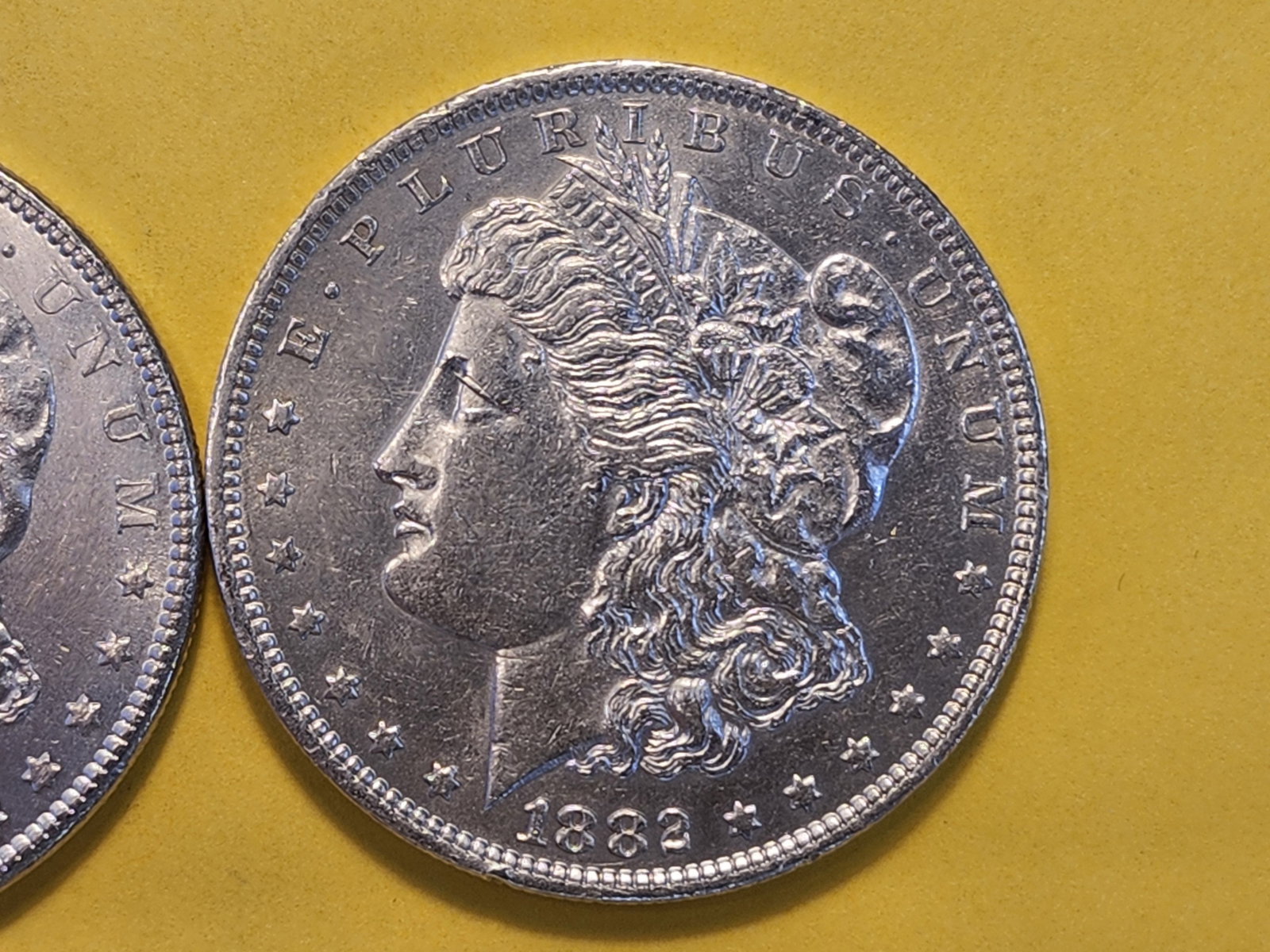 Two Brilliant About Uncirculated Plus Morgan Silver Dollars - 3