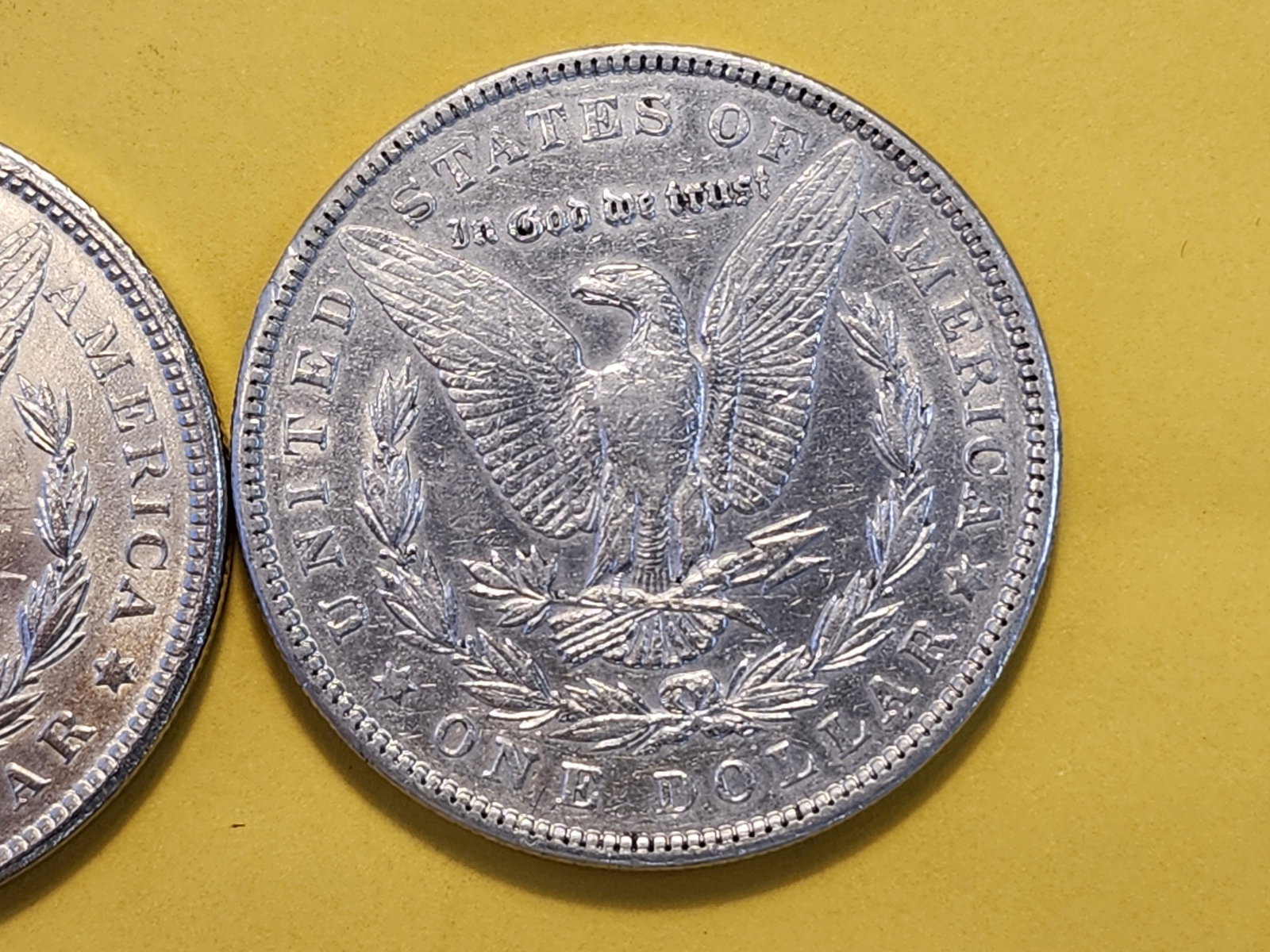 Two Brilliant About Uncirculated Plus Morgan Silver Dollars - 5