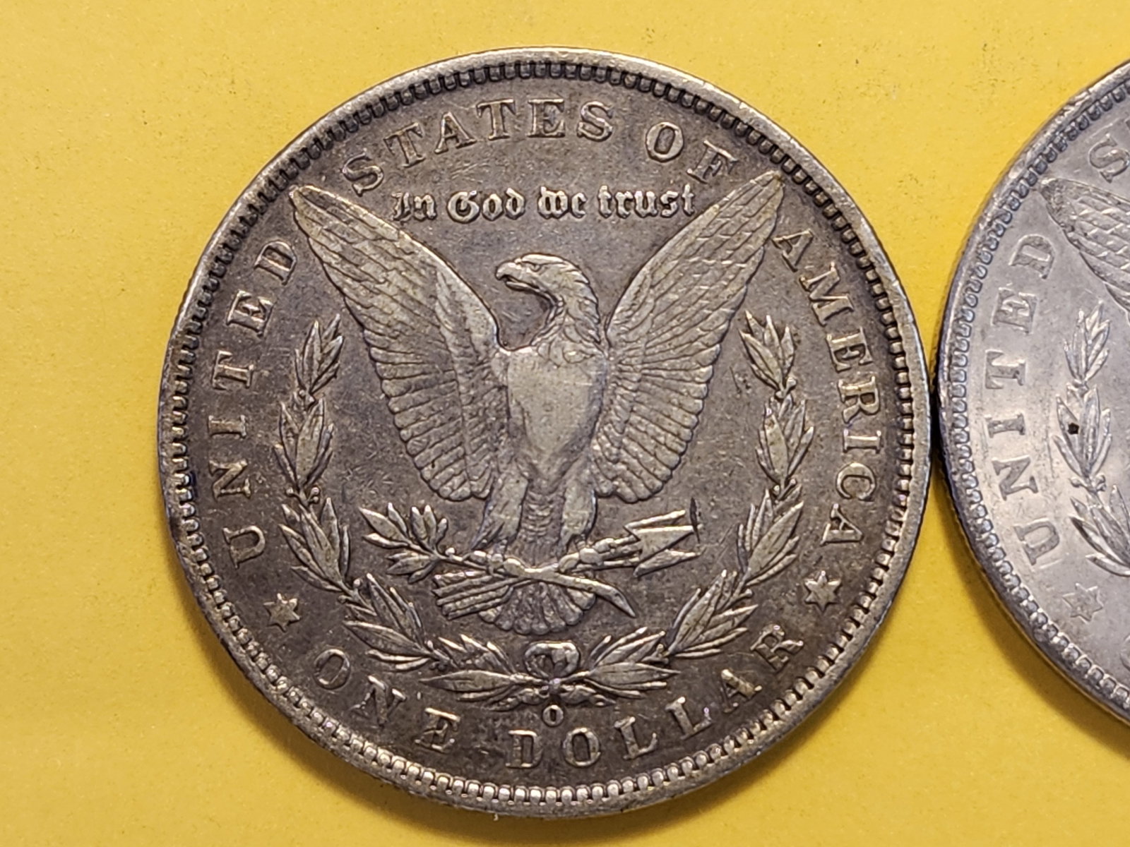 Two About Uncirculated Morgan Silver Dollars - 4