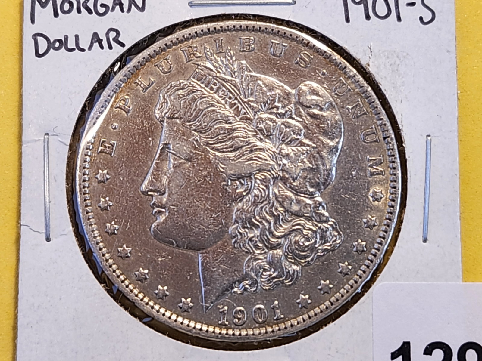 Better Date 1901-S Morgan Silver Dollar: In Brilliant About Uncirculated