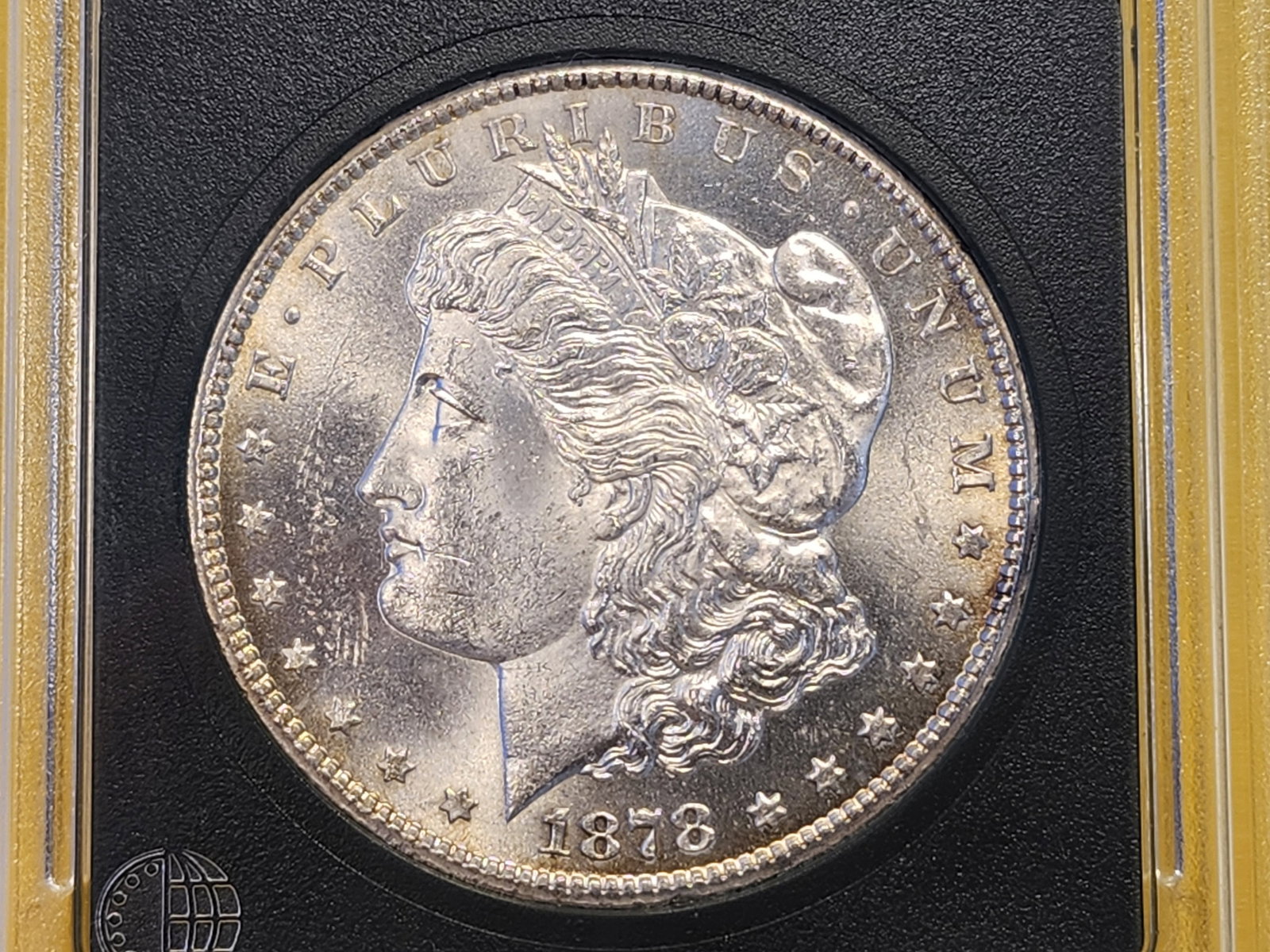 KEY DATE! 1878-CC Morgan Silver Dollar: Key Date! Carson City! In Brilliant About Uncirculated