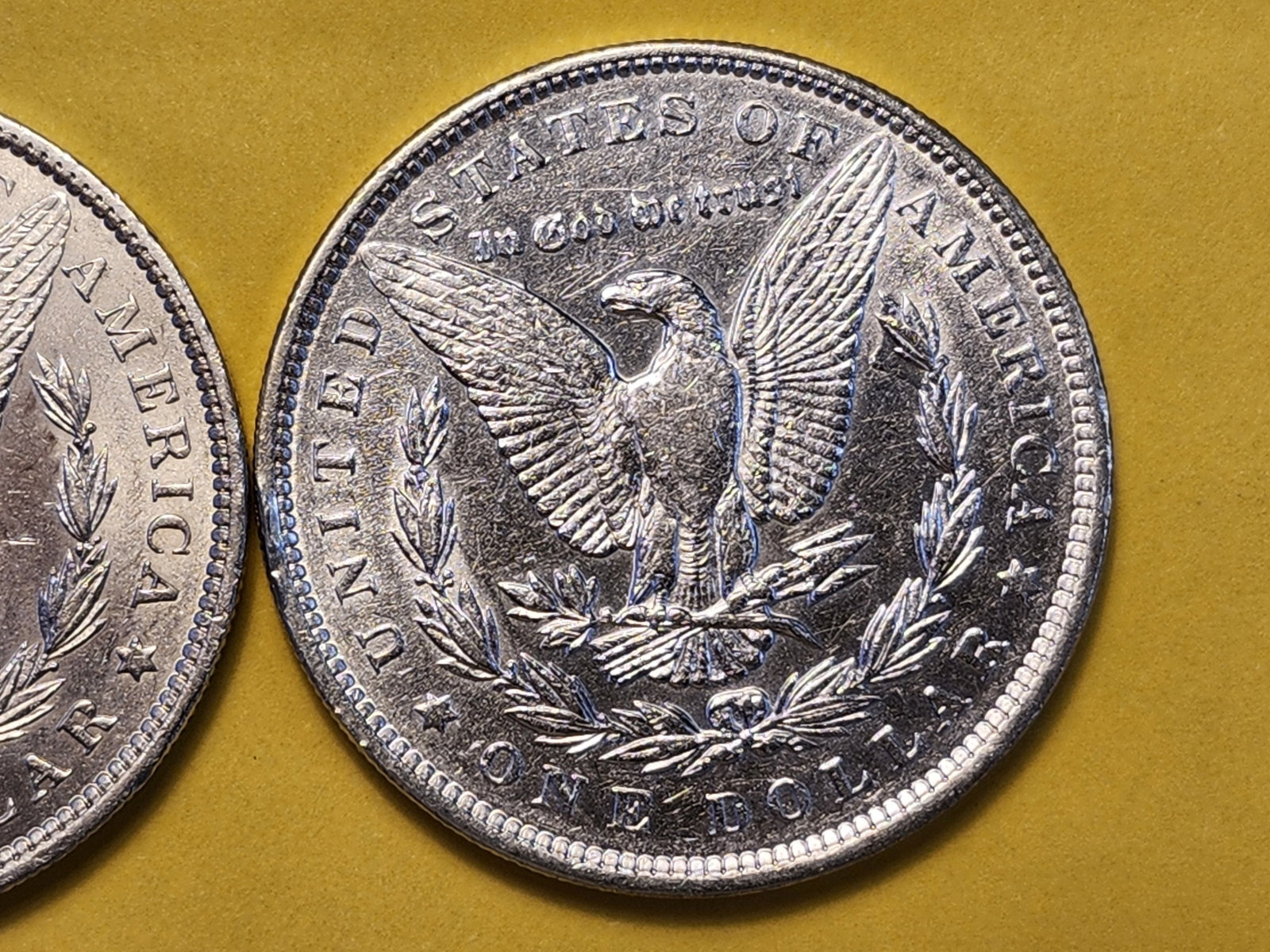 Two Brilliant About Uncirculated Plus Morgan Silver Dollars - 5