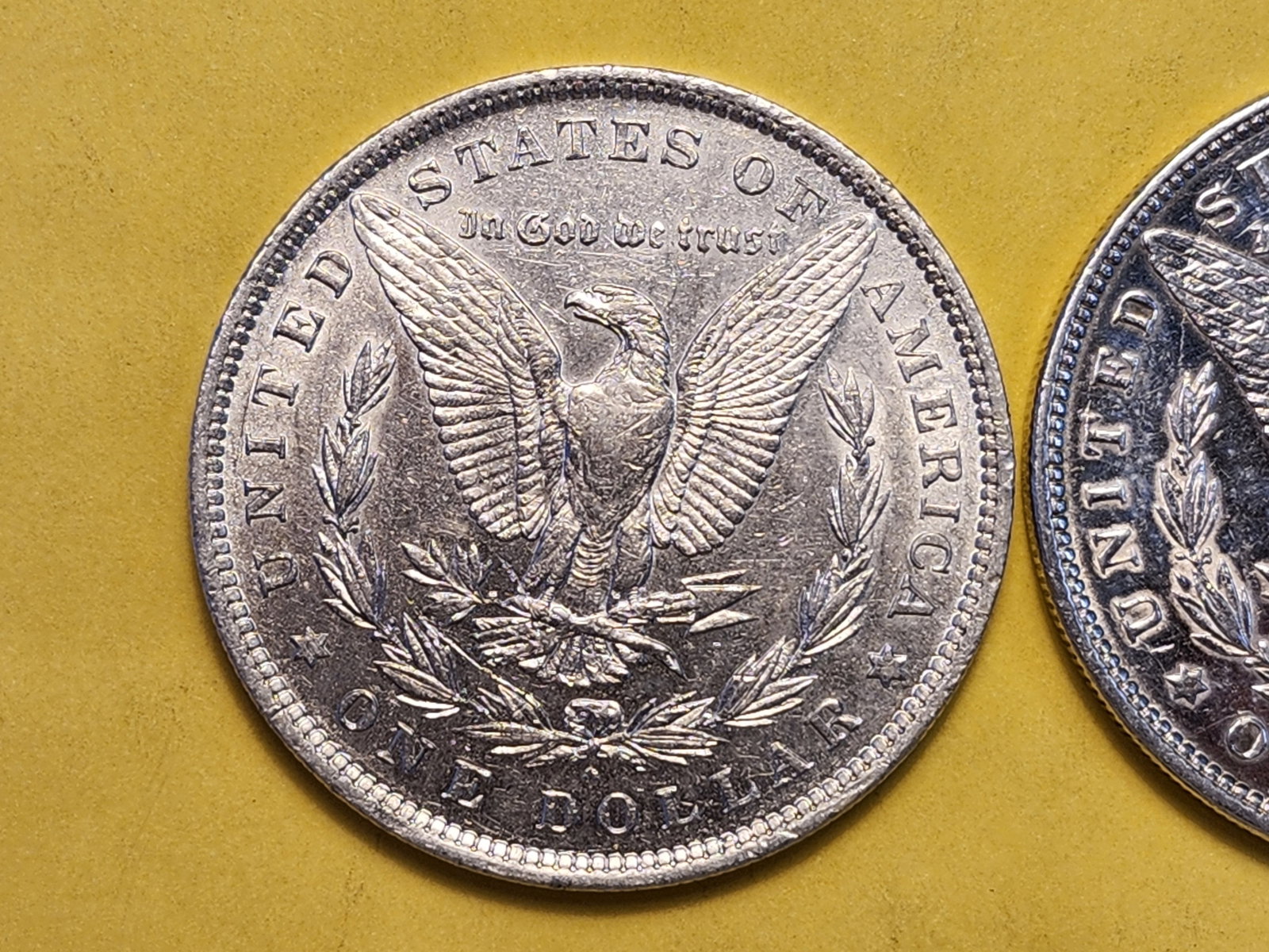 Two Brilliant About Uncirculated Plus Morgan Silver Dollars - 4