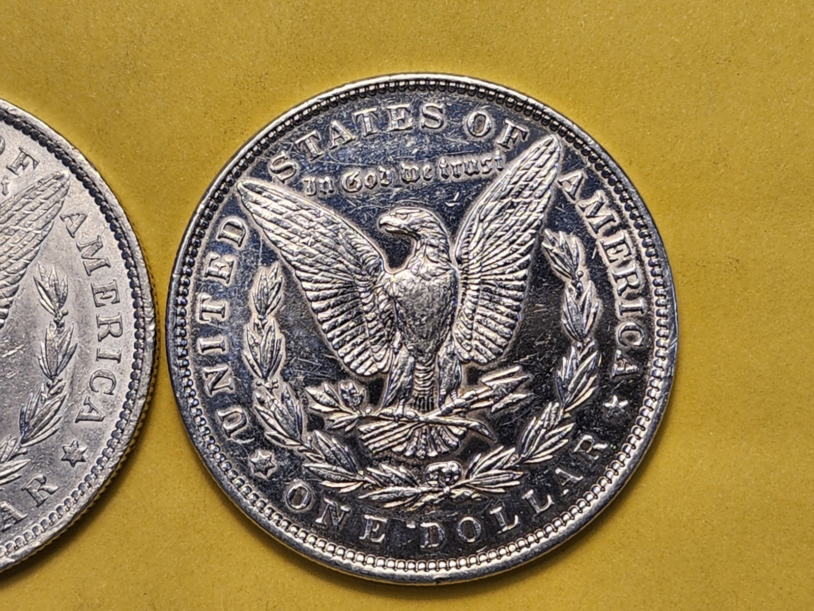 Two Brilliant About Uncirculated Plus Morgan Silver Dollars - 5