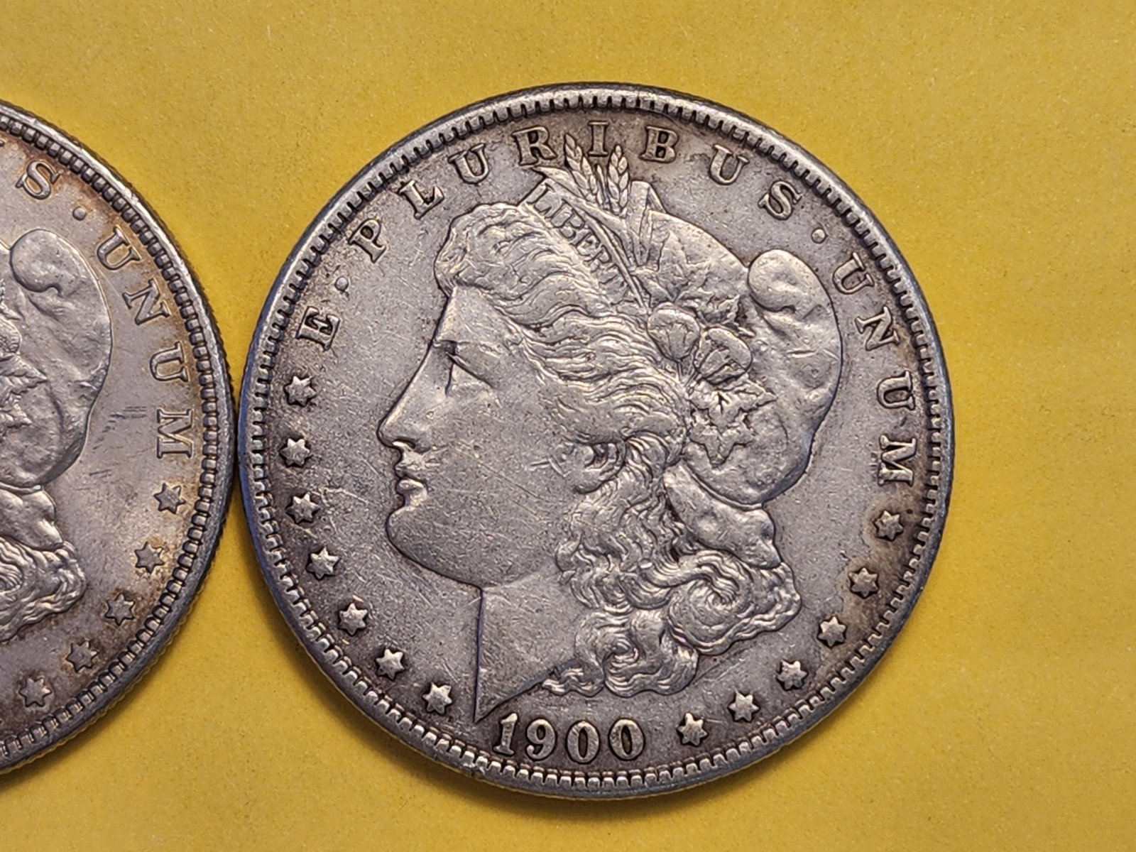 Two About Uncirculated Morgan Silver Dollars - 3
