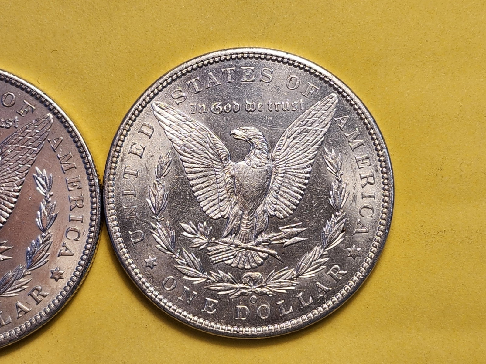 Two Brilliant About Uncirculated Plus Morgan Silver Dollars - 5