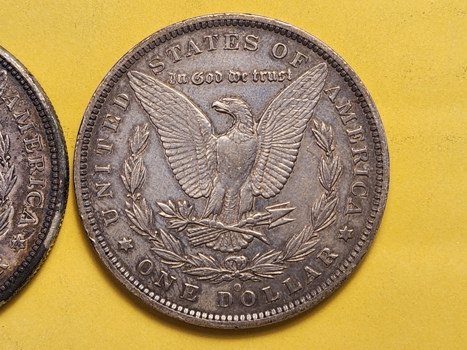 Two About Uncirculated Morgan Silver Dollars - 5