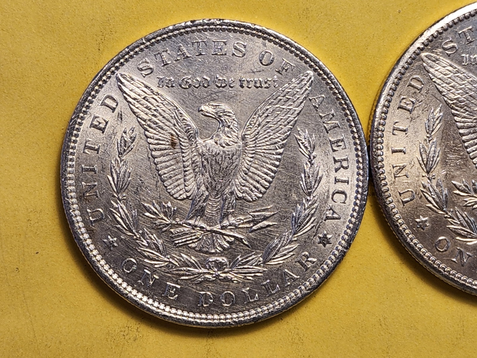Two Brilliant About Uncirculated Plus Morgan Silver Dollars - 4