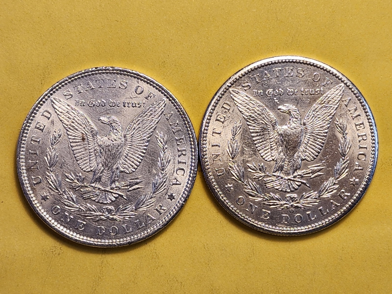 Two Brilliant About Uncirculated Plus Morgan Silver Dollars - 6