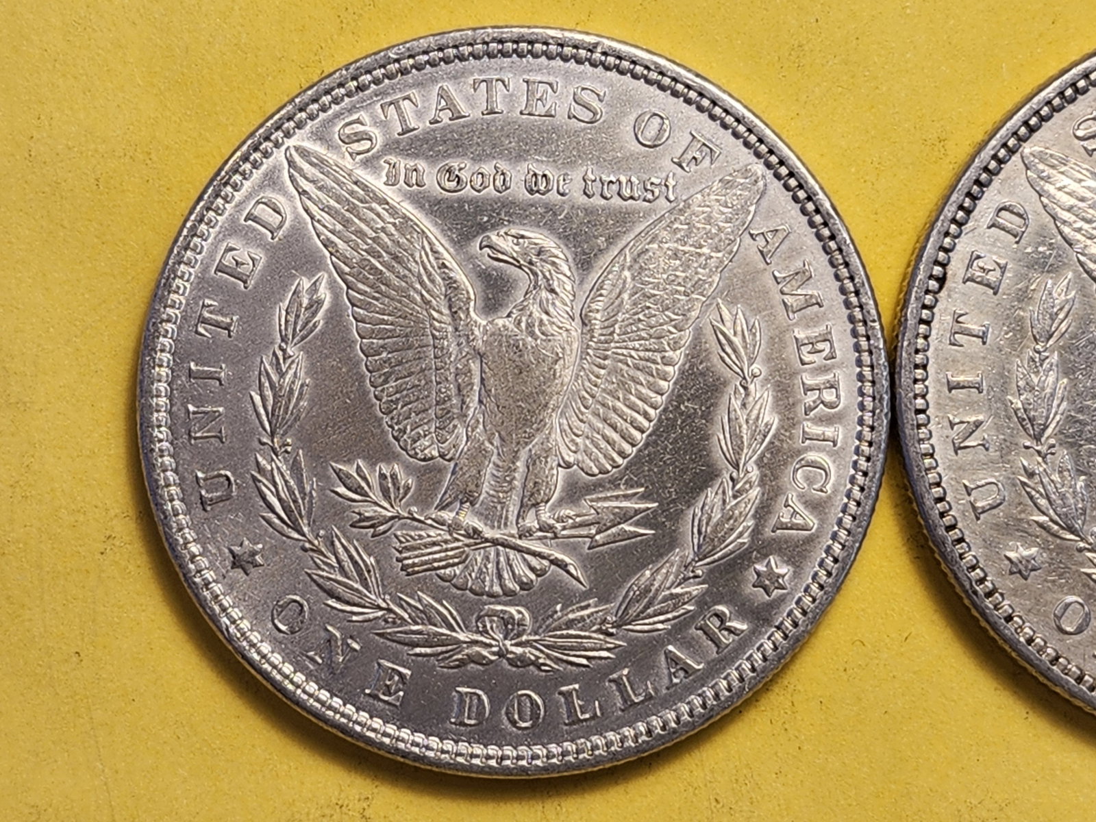 Two Brilliant About Uncirculated Plus Morgan Silver Dollars - 4