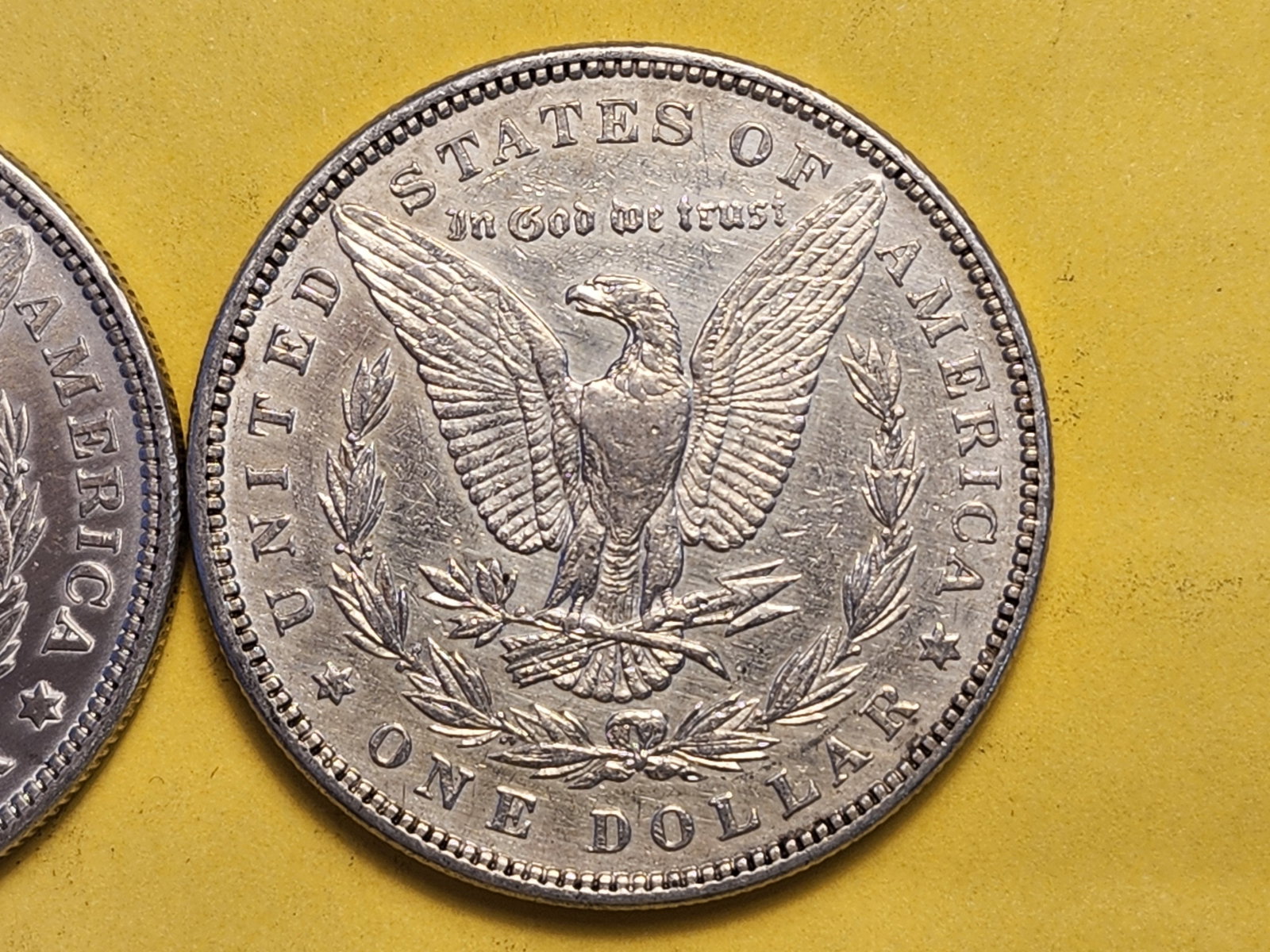 Two Brilliant About Uncirculated Plus Morgan Silver Dollars - 5