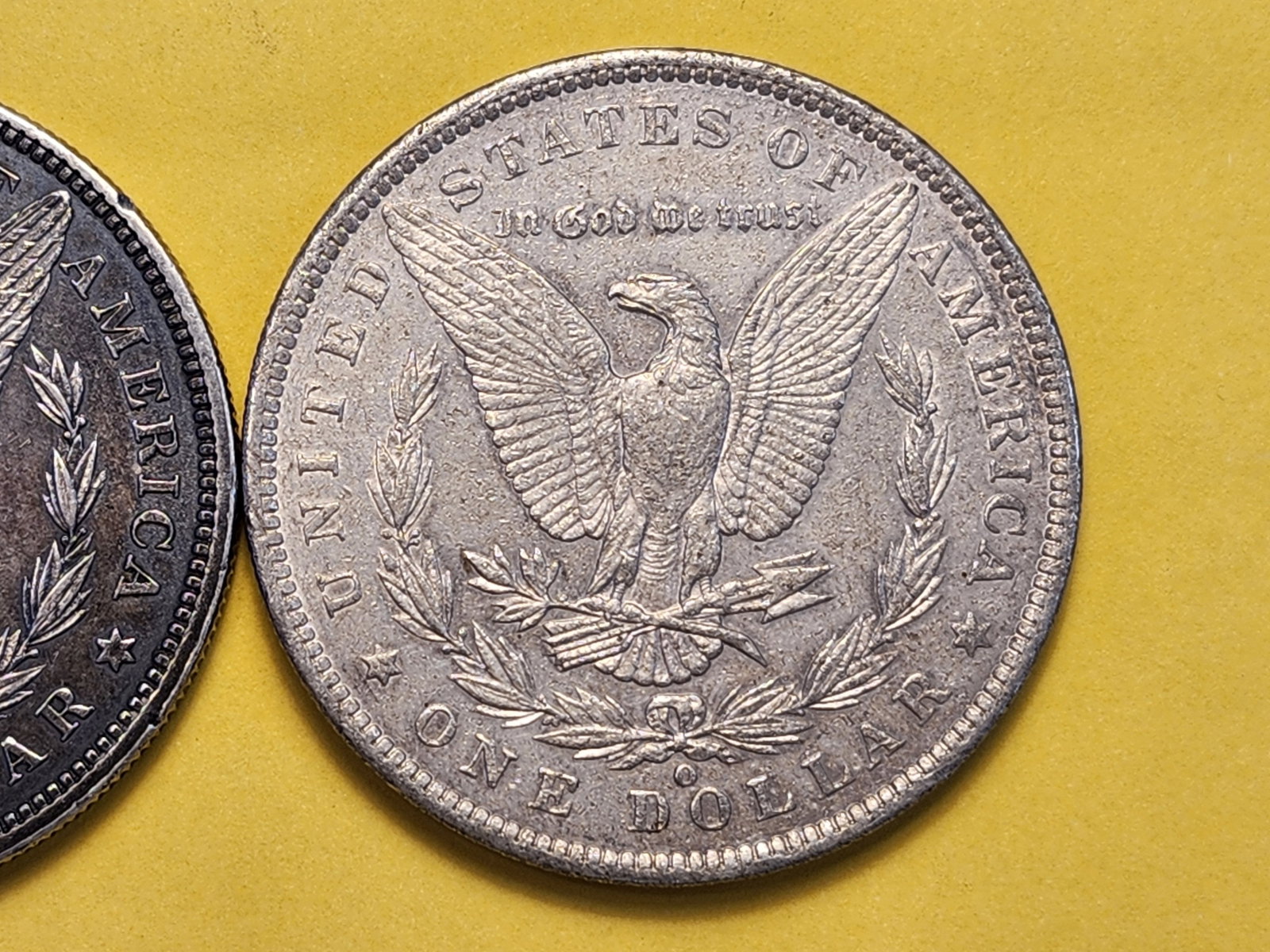Two About Uncirculated Plus Morgan Silver Dollars - 5