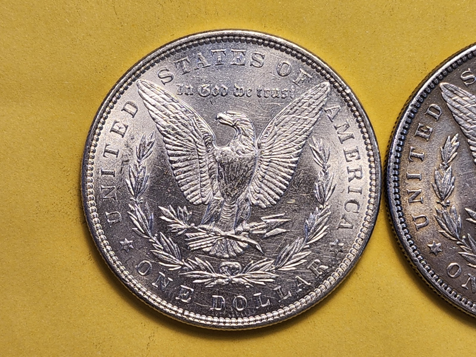 Two Brilliant About Uncirculated Plus Morgan Silver Dollars - 4