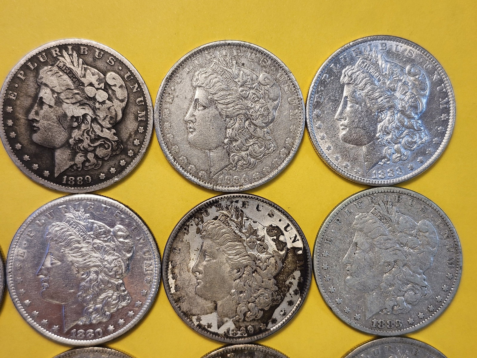 **FULL ROLL** Twenty Morgan Silver Dollars - 3