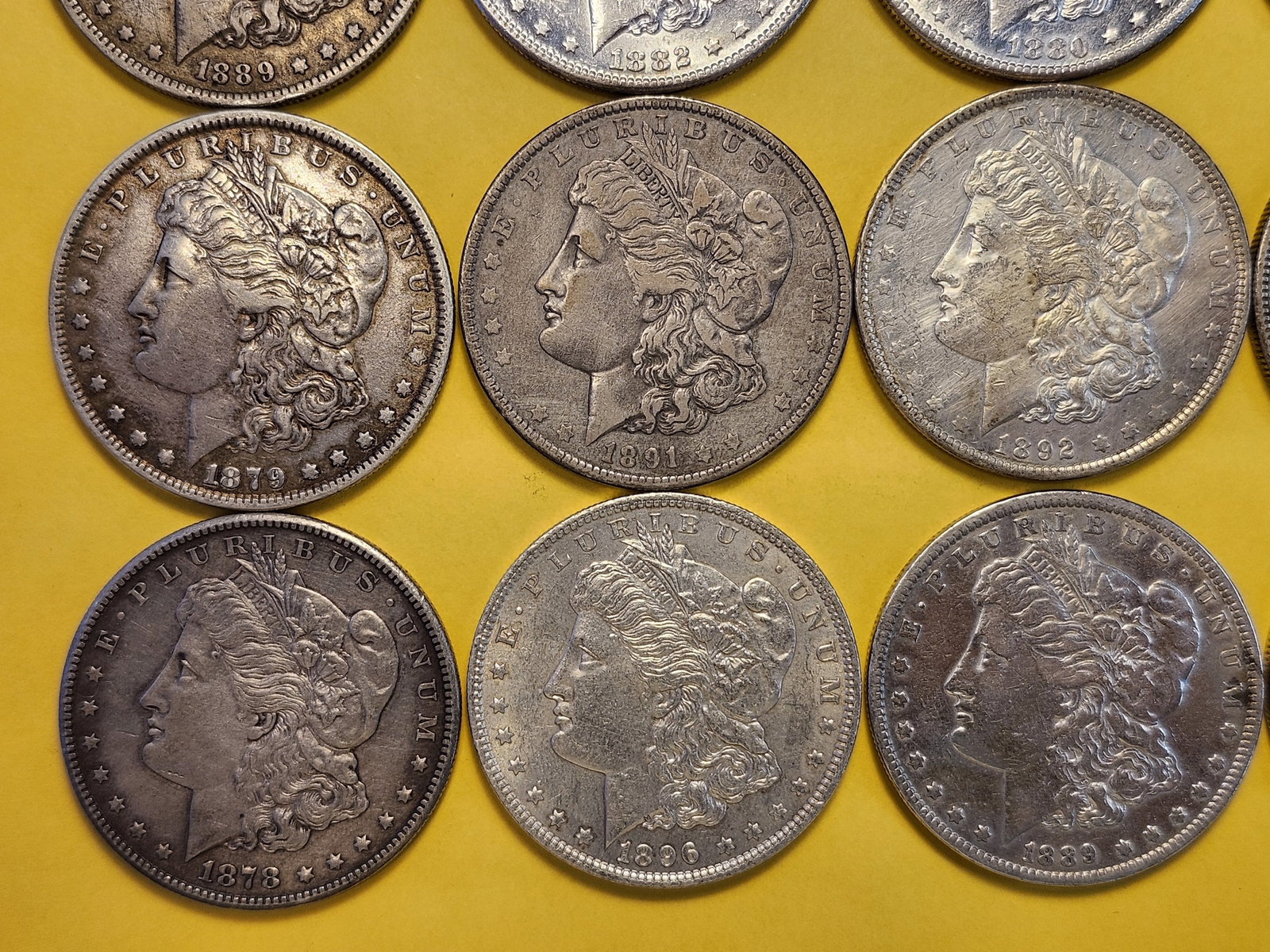 **FULL ROLL** Twenty Morgan Silver Dollars - 4