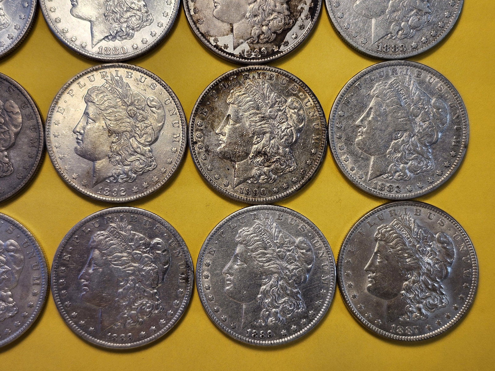 **FULL ROLL** Twenty Morgan Silver Dollars - 5