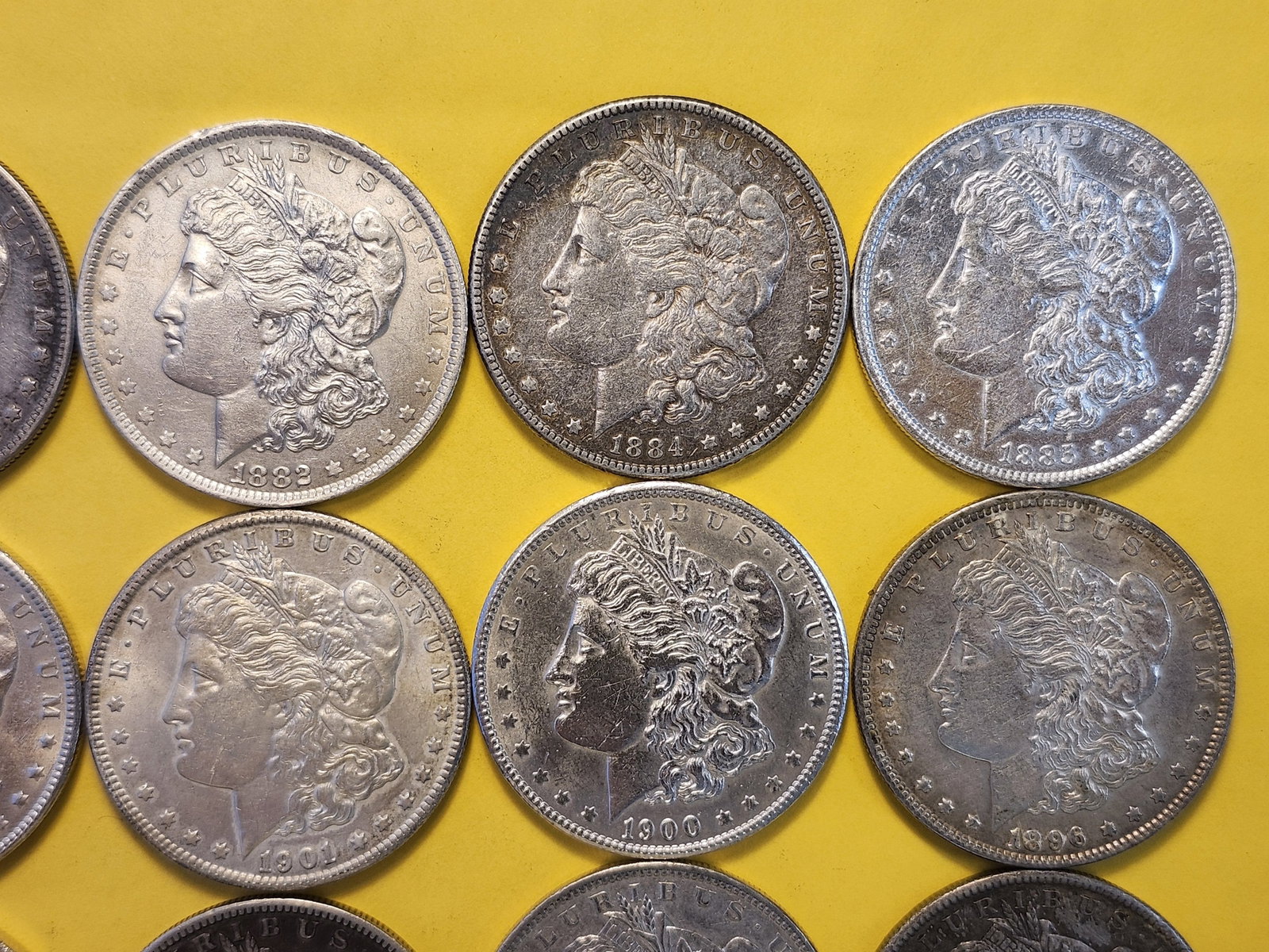 **FULL ROLL** Twenty Morgan Silver Dollars - 3