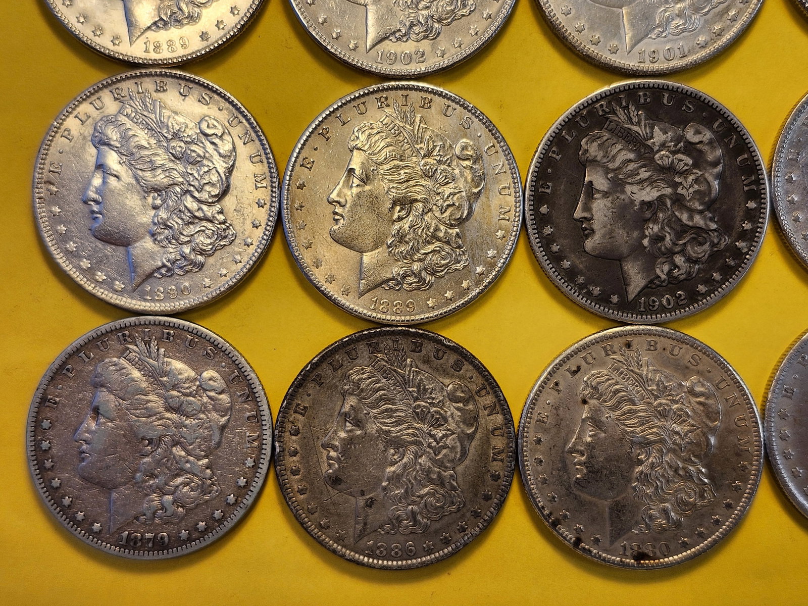 **FULL ROLL** Twenty Morgan Silver Dollars - 4
