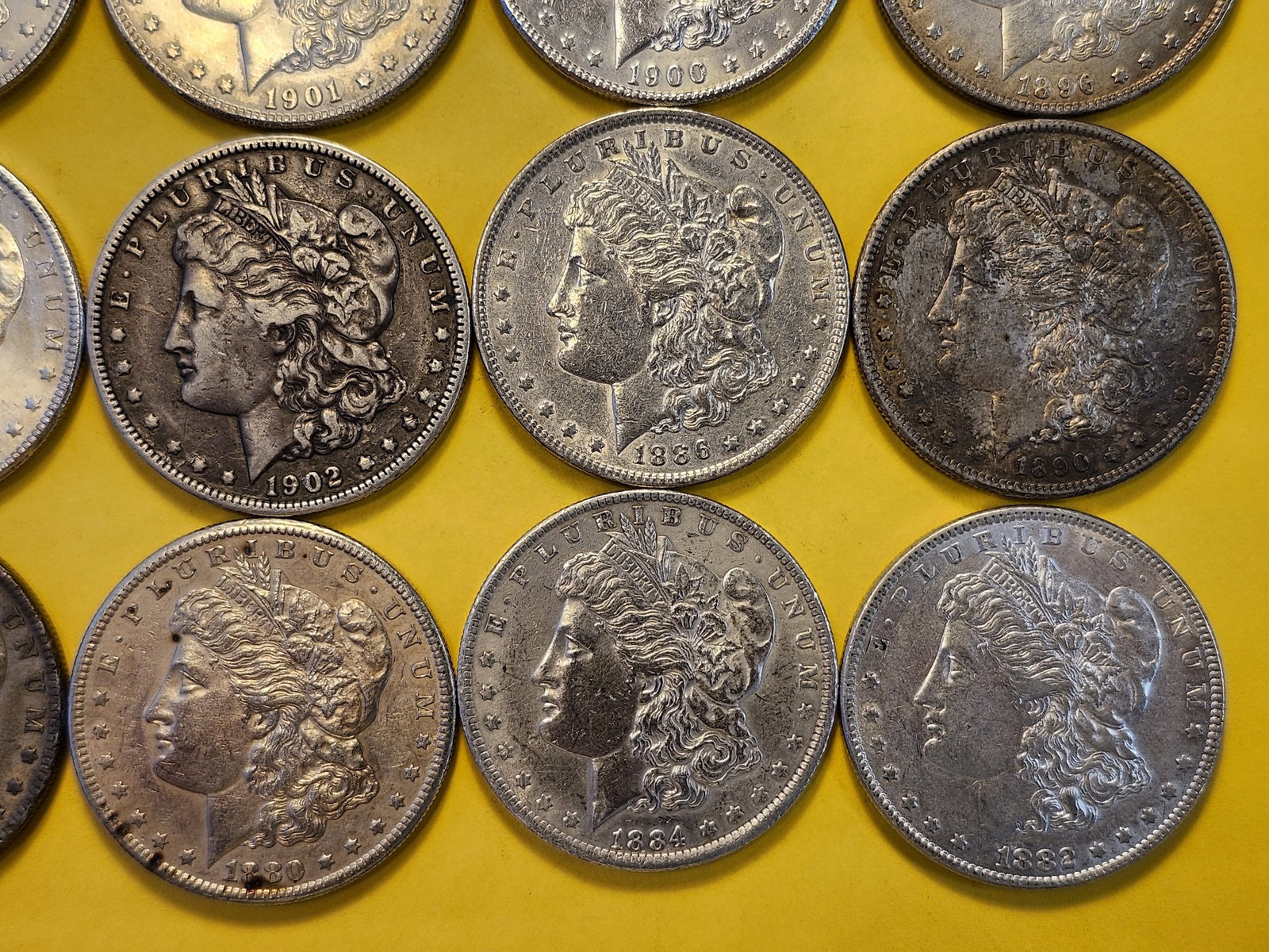 **FULL ROLL** Twenty Morgan Silver Dollars - 5