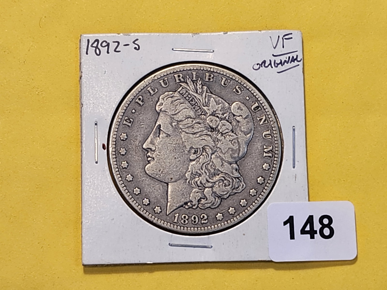 Better Date 1892-S Morgan Silver Dollar - 2