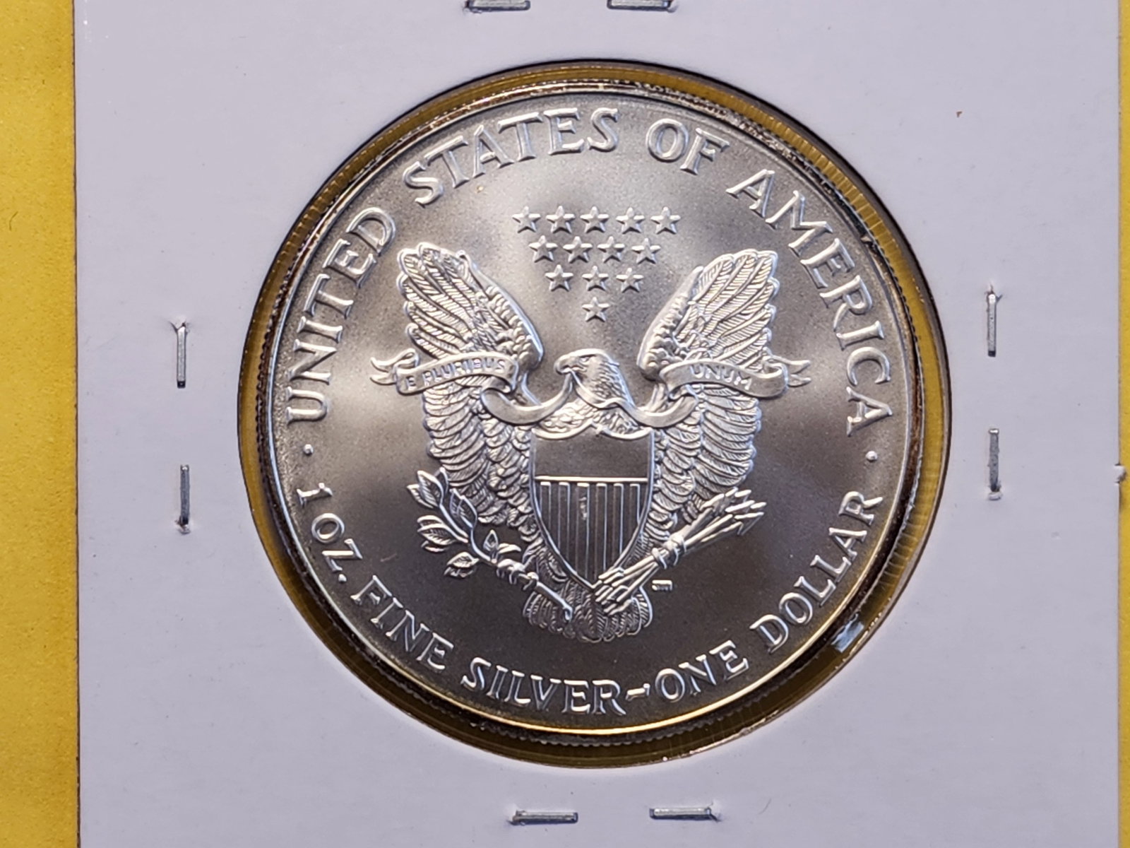 GEM Brilliant Uncirculated 2002 American Silver Eagle - 4
