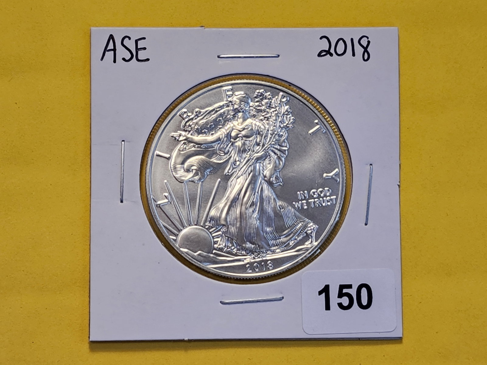 GEM Brilliant Uncirculated 2018 American Silver Eagle - 2