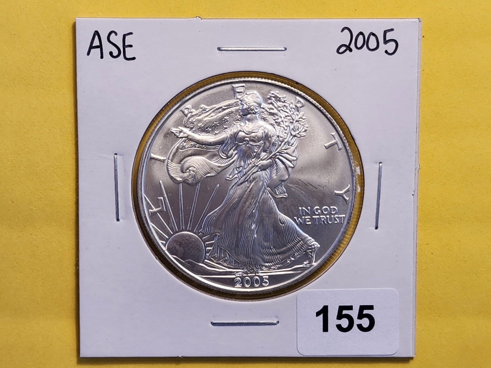 GEM Brilliant Uncirculated 2005 American Silver Eagle - 2