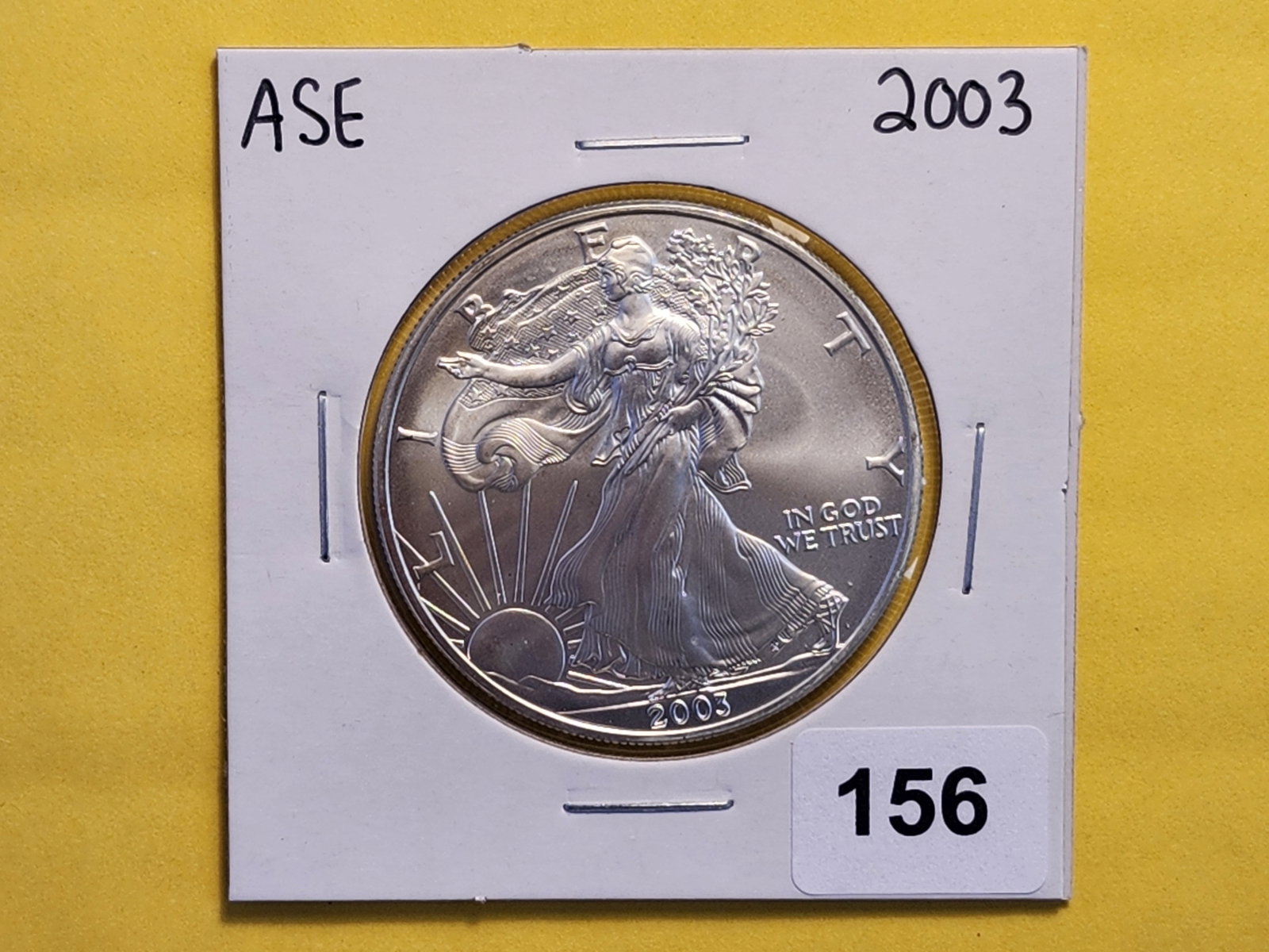 GEM Brilliant Uncirculated 2003 American Silver Eagle - 2