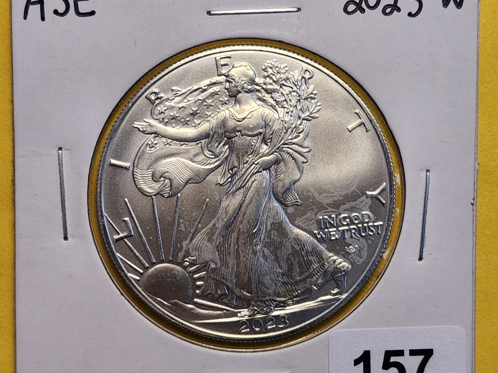 GEM Brilliant Uncirculated 2023-(W) American Silver Eagle: Roll Fresh