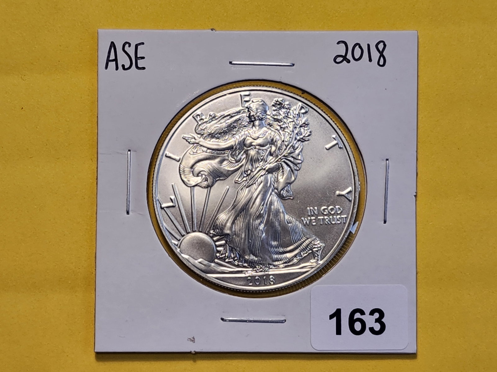GEM Brilliant Uncirculated 2018 American Silver Eagle - 2