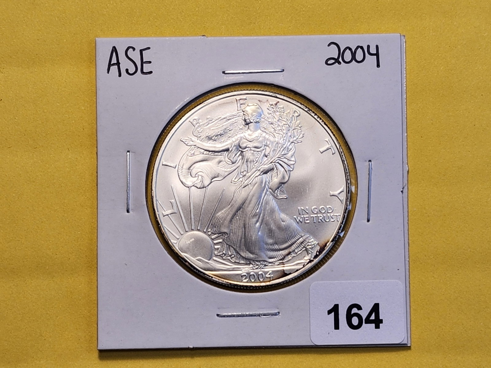 GEM Brilliant Uncirculated 2004 American Silver Eagle - 2