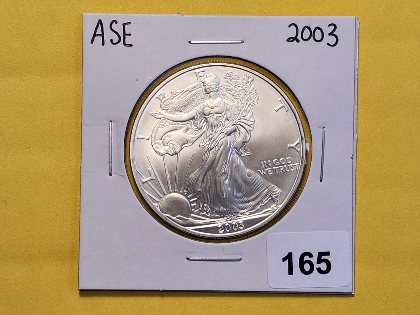 GEM Brilliant Uncirculated 2003 American Silver Eagle - 2