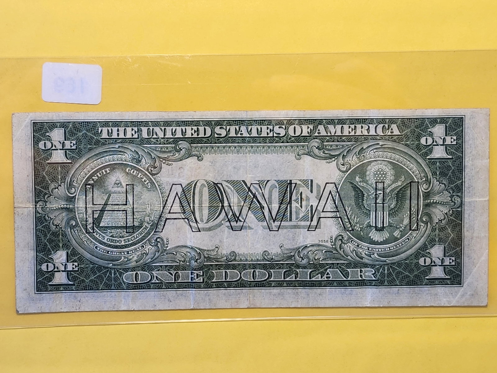 HAWAII! Series 1935-A Silver Certificate in Extra Fine plus - 2