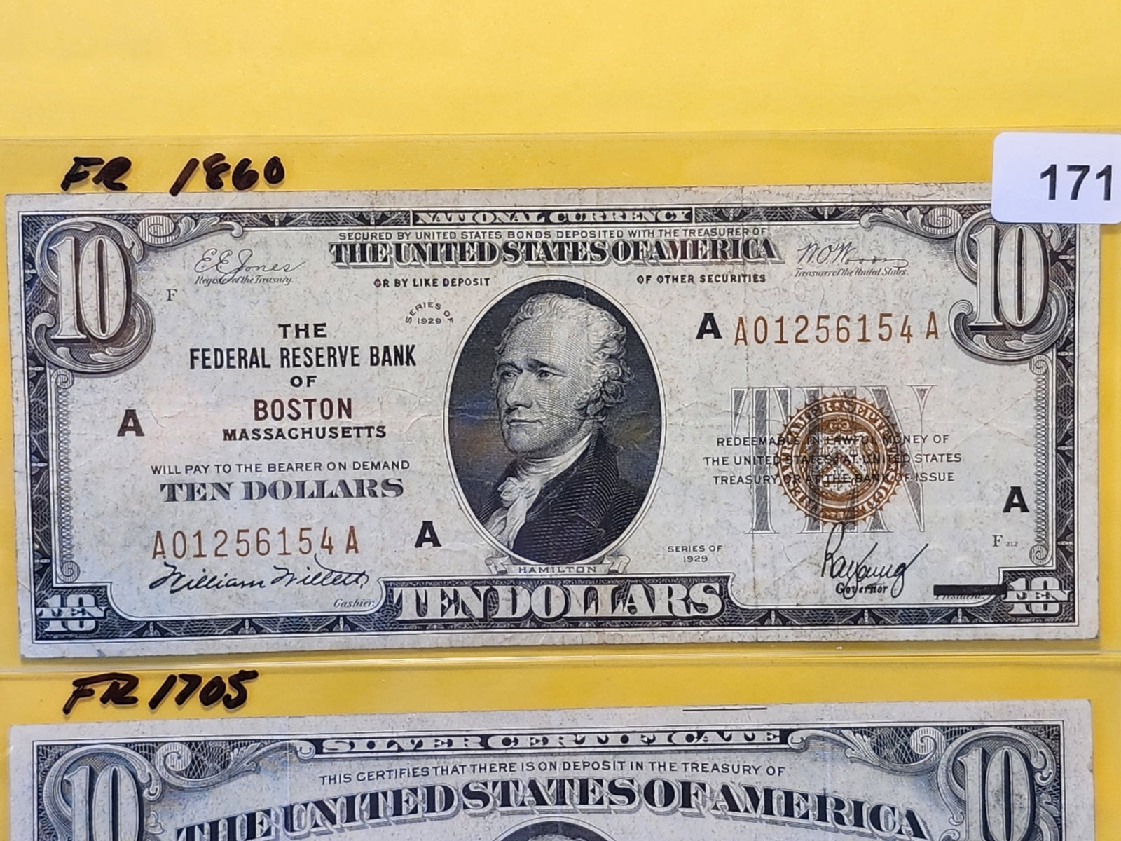 Two United States Ten Dollar Notes - 2