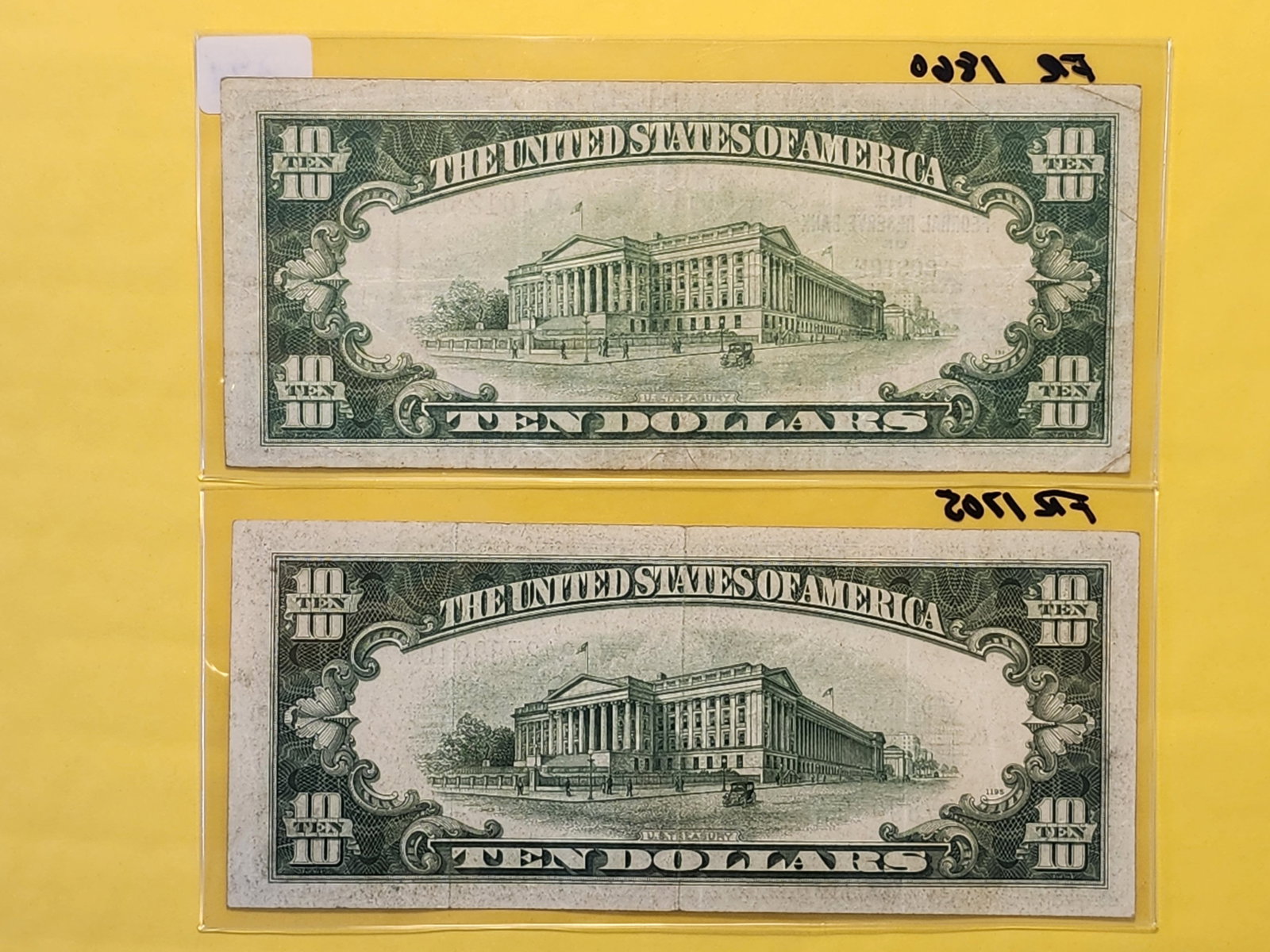 Two United States Ten Dollar Notes - 4