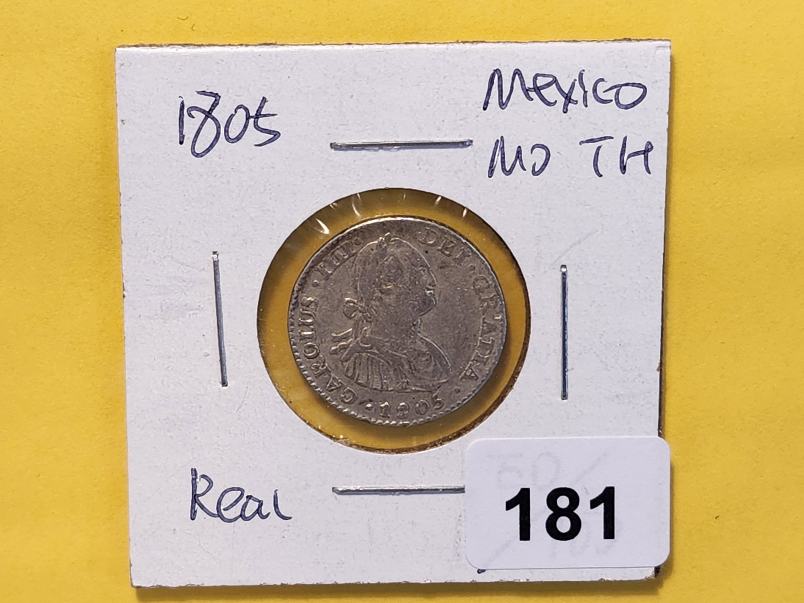1805 Mexico Silver Real in Very Fine - 2
