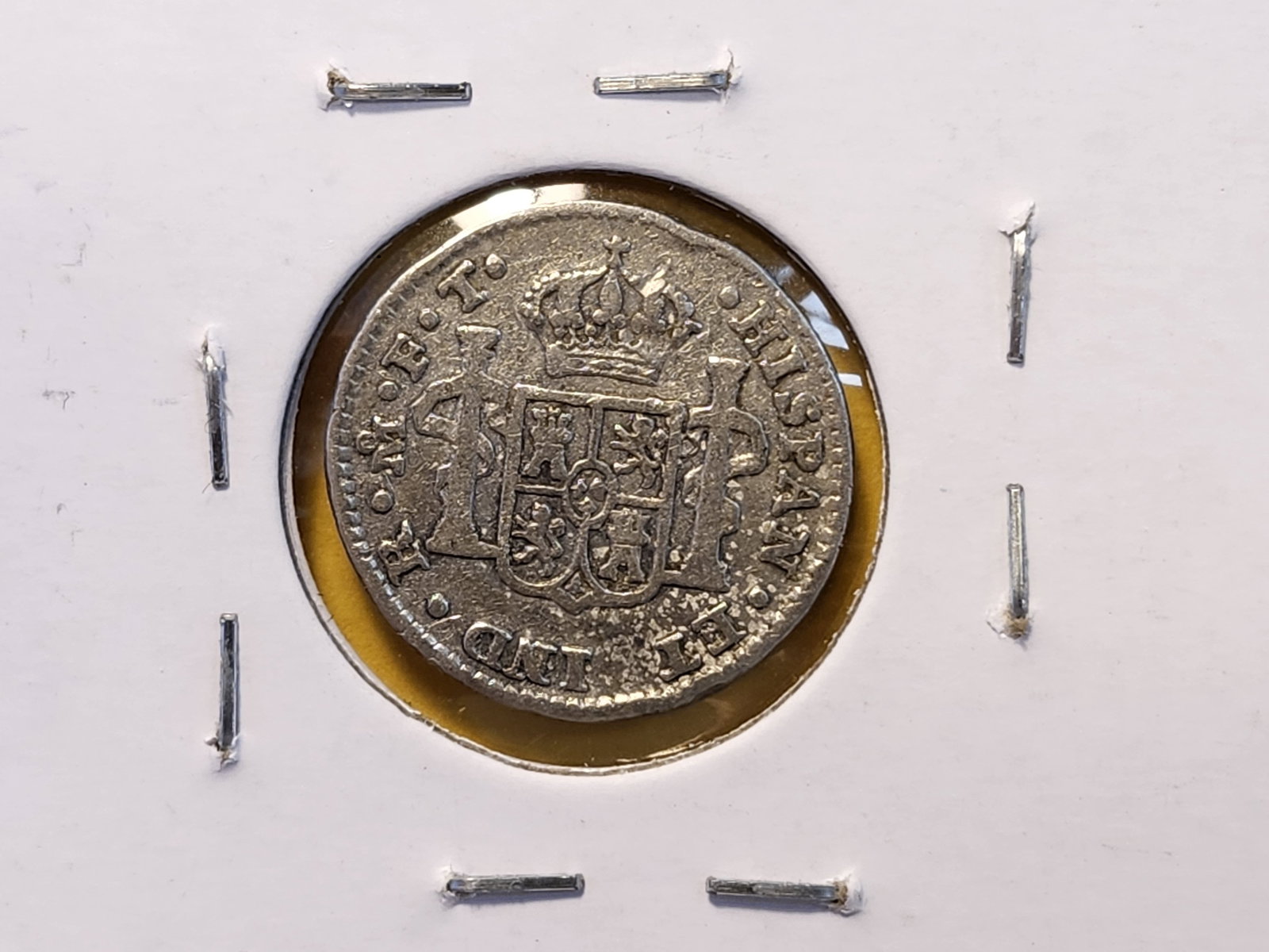 1802 Mexico Silver One-Half Real in Fine - 4