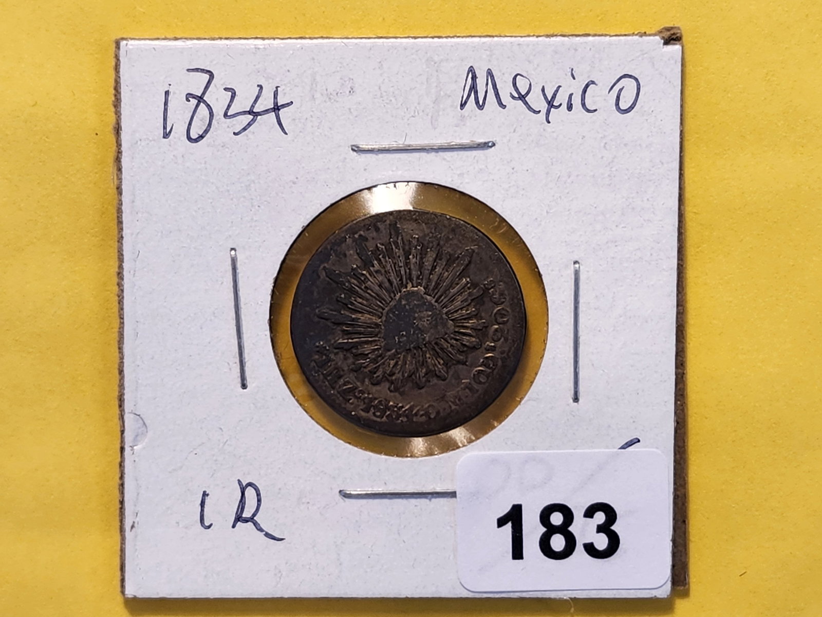 1834 Mexico Silver Real in Fine - 2