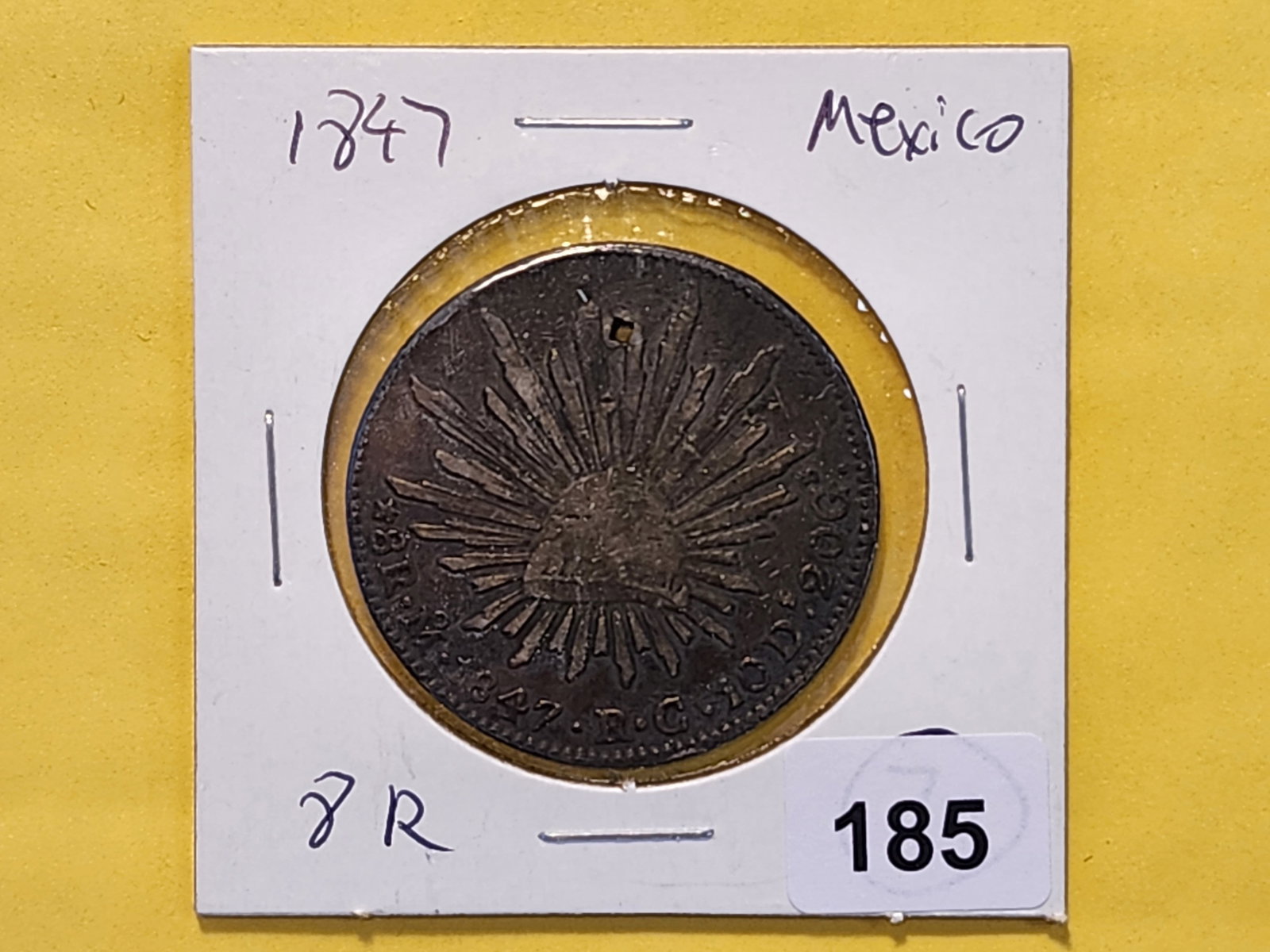 1847 Mexico Silver Eight Reales in Fine - 2