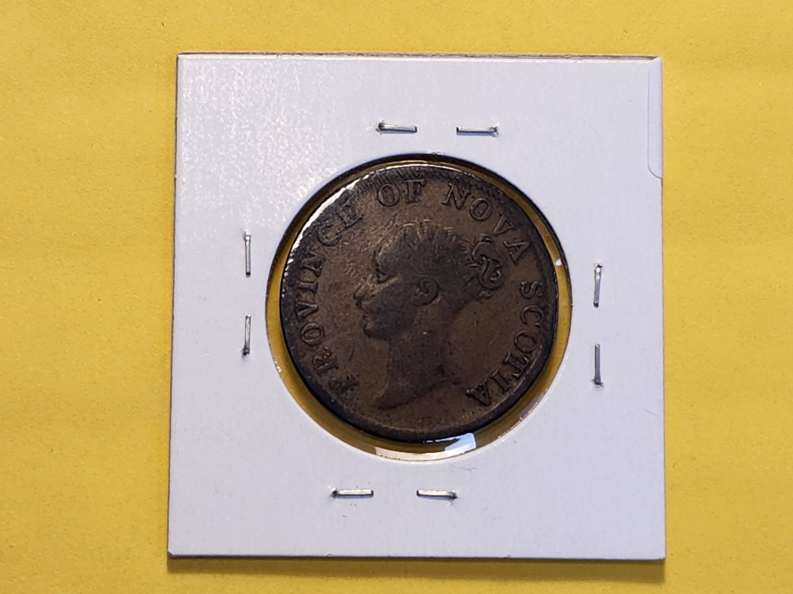 1840 Nova Scotia Halfpenny Token - 3