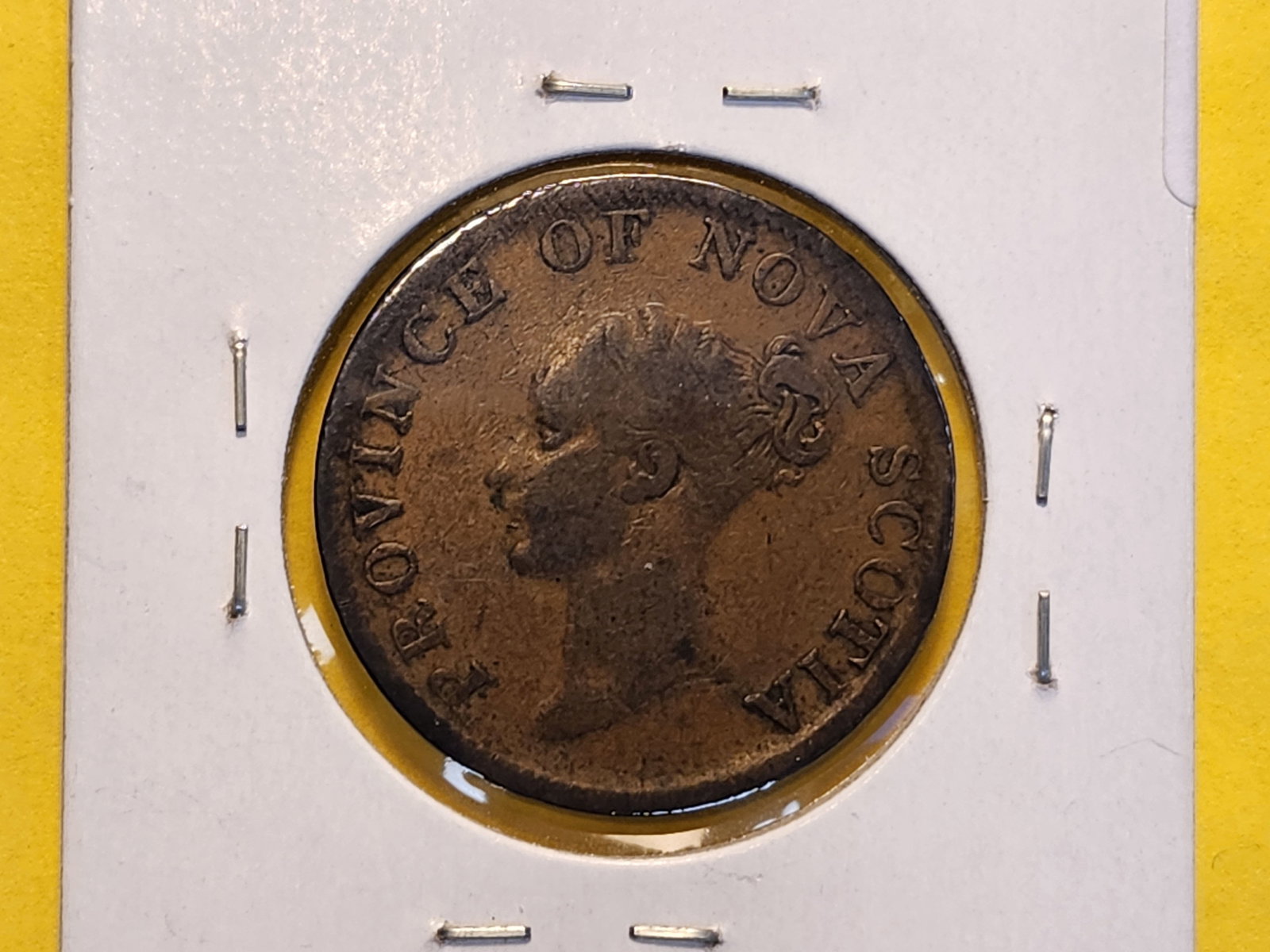 1840 Nova Scotia Halfpenny Token - 4