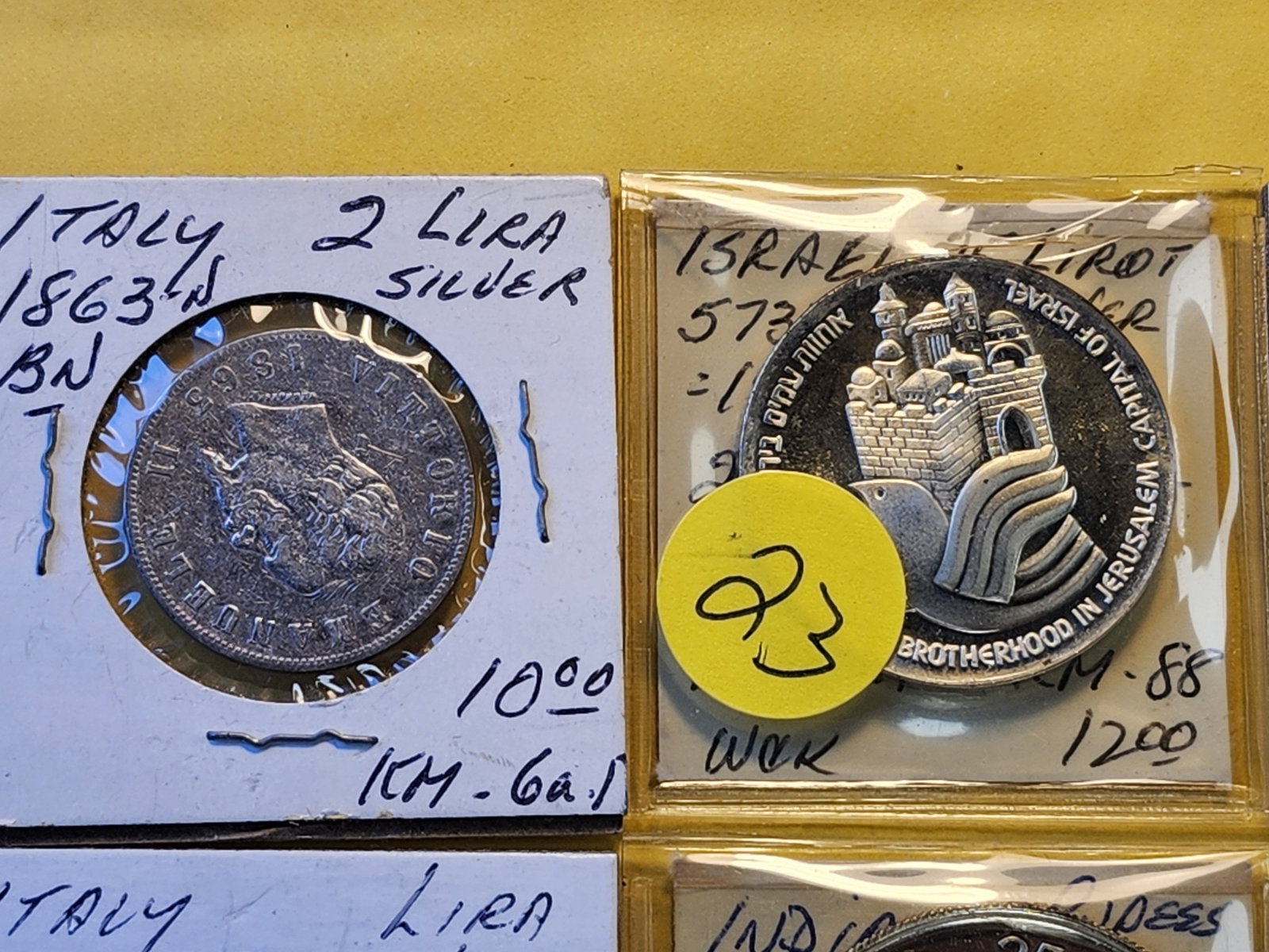 Six Mixed Silver World Coins - 2